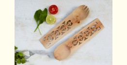 Purnak ✼ Udayagiri Wooden Cutlery - Set of Two ✼ { 21 }