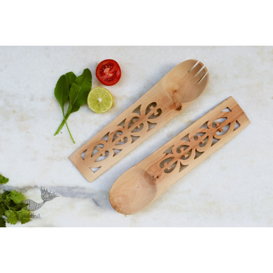 Purnak ✼ Udayagiri Wooden Cutlery - Set of Two ✼ { 21 }