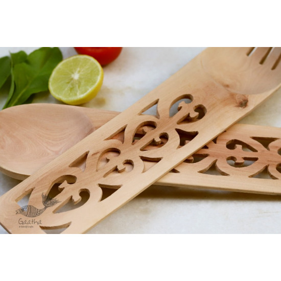 Purnak ✼ Udayagiri Wooden Cutlery - Set of Two ✼ { 21 }