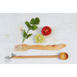 Purnak ✼ Udayagiri Wooden Cutlery - Set of Tow ✼ { 20 }