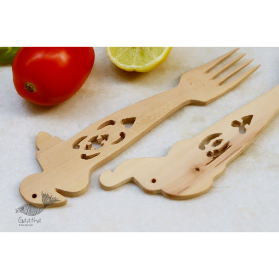 Purnak ✼ Udayagiri Wooden Cutlery - Set of Tow ✼ { 19 }