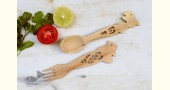 Purnak ✼ Udayagiri Wooden Cutlery - Set of Tow ✼ { 16 }