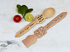 Purnak ✼ Udayagiri Wooden Cutlery - Set of Tow ✼ { 6 }