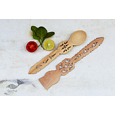 Purnak ✼ Udayagiri Wooden Cutlery - Set of Tow ✼ { 6 }