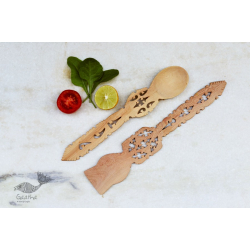 Purnak ✼ Udayagiri Wooden Cutlery - Set of Tow ✼ { 6 }