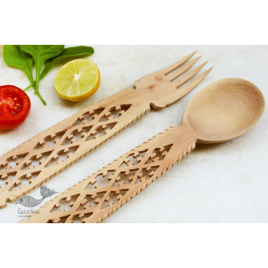 Purnak ✼ Udayagiri Wooden Cutlery - Set of Tow ✼ { 13 }