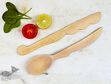 Purnak ✼ Udayagiri Wooden Cutlery - Set of Tow ✼ { 10 }