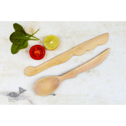 Purnak ✼ Udayagiri Wooden Cutlery - Set of Tow ✼ { 10 }