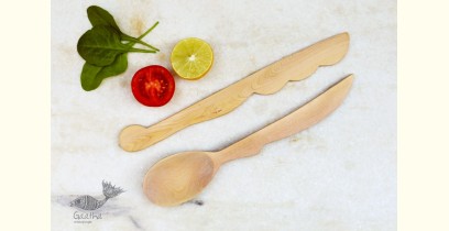 Purnak ✼ Udayagiri Wooden Cutlery - Set of Tow ✼ { 10 }