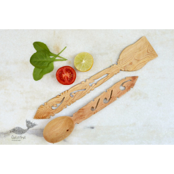 Purnak ✼ Udayagiri Wooden Cutlery - Set of Tow ✼ { 15 }