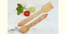 Purnak ✼ Udayagiri Wooden Cutlery - Set of Tow ✼ { 15 }