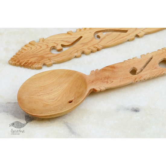 Purnak ✼ Udayagiri Wooden Cutlery - Set of Tow ✼ { 15 }