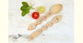 Purnak ✼ Udayagiri Wooden Cutlery - Set of Tow ✼ { 4 }