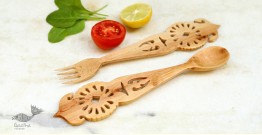 Purnak ✼ Udayagiri Wooden Cutlery - Set of Tow ✼ { 3 }
