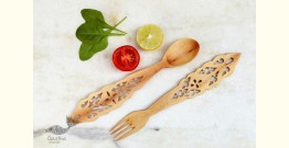 Purnak ✼ Udayagiri Wooden Cutlery - Set of Tow ✼ { 2 }