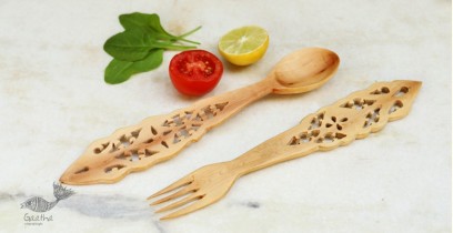 Purnak ✼ Udayagiri Wooden Cutlery - Set of Tow ✼ { 2 }