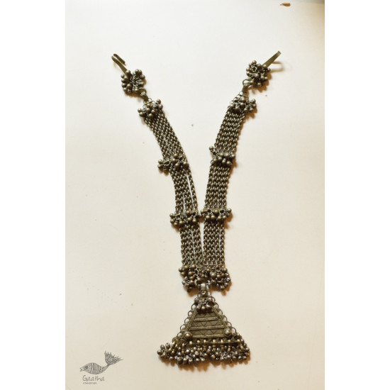 shop Handmade Tribal / Banjara Necklace - Trikon Long Haar