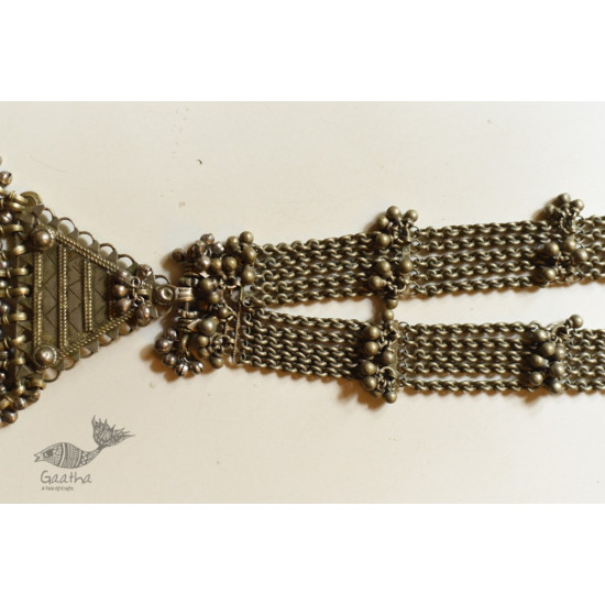 shop Handmade Tribal / Banjara Necklace - Trikon Long Haar