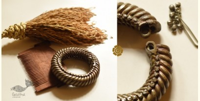 Kanupriya | Tribal / Banjara Jewelry - Heavy Thick Chain Kada