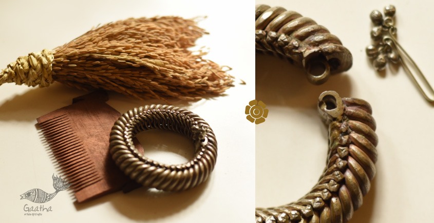 shop Tribal / Banjara Jewelry - Heavy Thick Chain Kada