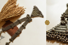 Kanupriya | Tribal / Banjara Necklace - Trikon Long Haar