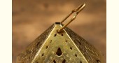 handmade brass hanging lamp with diya