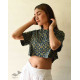 buy Ajrakh Block Printed Cotton Crop Top