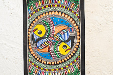 Madhuban . मधुबन ❁ Madhubani Painting - Fish