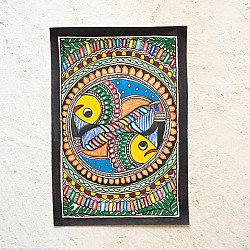 Madhuban . मधुबन ❁ Madhubani Painting - Fish