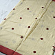 Shop Black Patch Work - Off White Cotton Saree