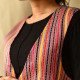 shop mashru & denim Reversible Jacket - Multi Color Stripes jacket