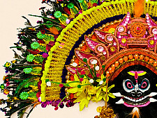 Mukhauta . मुखौटा : Handmade Wall Hanging Chhau Mask - Asur