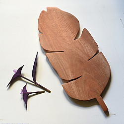 Wooden Cutlery ✼ Leaf Shape Chopping Board