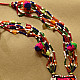 Handmade Tribal Necklace With Bead Work & Mirror work