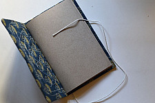 Ajrakh Pothi Indigo Diary  ( 9 X 6 in )