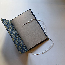 Ajrakh Pothi Indigo Diary  ( 9 X 6 in )