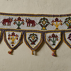 Prachin . प्राचीन | Handmade Bead Work ~ Antique Temple Toran