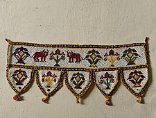 Prachin . प्राचीन | Handmade Bead Work ~ Antique Temple Toran