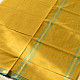 Handwoven cotton saree | Yellow & Green from Andhra Pradesh