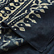 Exclusive Block Printed Dabu ~ Indigo Pure Cotton Saree