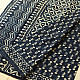 Exclusive Block Printed Dabu ~ Indigo Pure Cotton Saree