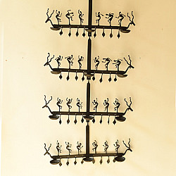 Ahou | Wrought Iron ~ Hanging Lamp Holder