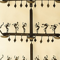 Ahou | Wrought Iron ~ Hanging Lamp Holder