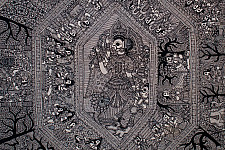 Aripan | Madhubnai Painting - Maa Durga Katha