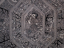 Aripan | Madhubnai Painting - Maa Durga Katha