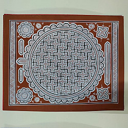 Mandana Art - Painting  ( Plus Motif - 11 x 14 inch)