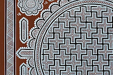 Mandana Art - Painting  ( Plus Motif - 11 x 14 inch)