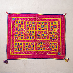Treasure Trove ~ Embroidered Kutchi Old Wall Piece