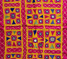 Treasure Trove ~ Embroidered Kutchi Old Wall Piece