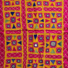 Treasure Trove ~ Embroidered Kutchi Old Wall Piece